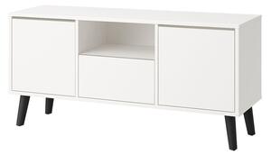 TV stolek 2d1s Borg biały (P)