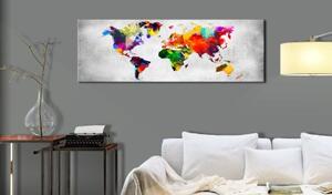 Obraz - World Map: Coloured Revolution