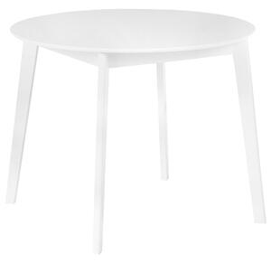 Jídelní stůl ROXBY Bílá 100 cm 100 cm Borovicové dřevo
