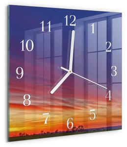 Skleněné hodiny Pole zskb-30x30-00079544