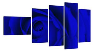 Detail modré růže - obraz (110x60cm)