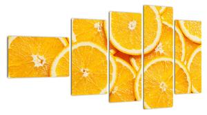 Plátky pomerančů - obraz (110x60cm)
