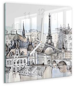 Skleněné hodiny Památky zskb-30x30-00084617