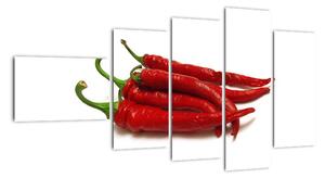 Chilli papričky, obrazy (110x60cm)