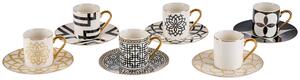 SADA ŠÁLKŮ porcelán (new bone china) keramika Novel - Kolekce nádobí