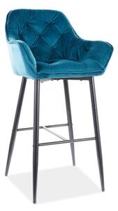 Barová židle BERRY H-1 Velvet, 56x105x40, bluvel 85