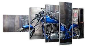 Obraz motorky, obraz na zeď (110x60cm)