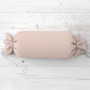 Biante Polštář válec bonbon Rongo RG-089 Světle béžový 15x40 cm