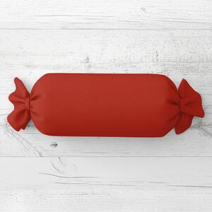 Biante Polštář válec bonbon Rongo RG-088 Cihlově červený 15x40 cm