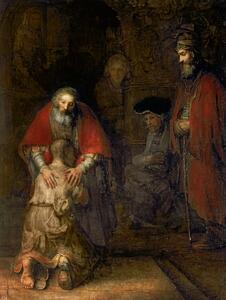 Obrazová reprodukce Return of the Prodigal Son (1668-69), Rembrandt Harmensz van Rijn