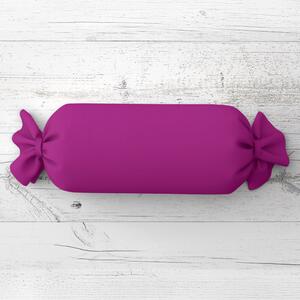 Biante Polštář válec bonbon Rongo RG-092 Purpurový 15x60 cm
