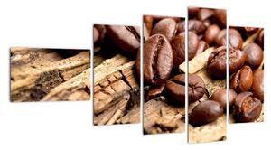 Kávové zrna, obrazy (110x60cm)