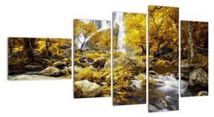 Obraz podzimní krajiny na zeď (110x60cm)