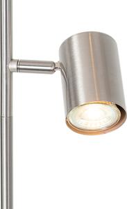 Moderní stojací ocelová 3-světelná lampa - Jeana