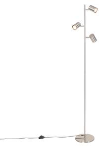 Moderní stojací ocelová 3-světelná lampa - Jeana