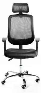 SEDIA kancelářská židle Q-118, černá nebo šedá