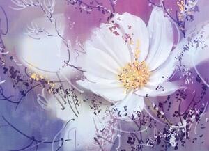 Malvis ® Tapeta Bílý květ Vel. (šířka x výška): 144 x 105 cm