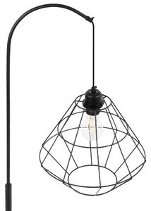 Toolight - Podlahová lampa 1xE27 60W APP538-1F, černá, OSW-04898