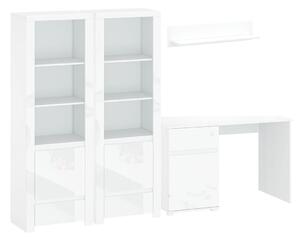 Kancelářská sestava 2.6 m bílá Lingo