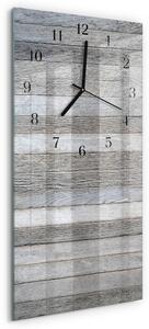 Skleněné hodiny vertikální Dřevo zsppc-30x60-00175128