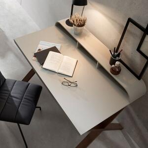 Bílý lakovaný pracovní stůl Kave Home Working 120 x 79 cm