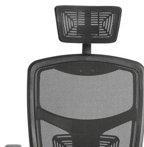 ALBA kancelářská židle YORK síť, nosnost 130 kg záruka 5 let, černá, Mechanika: Synchronní, Hlavová opěrka: Ano, Bederní opěrka: Ano, Područky: P41, Kříž: Plastový černý, kolečka