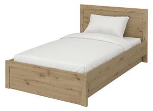 Postel 120x200 s úložným prostorem dub artisan Ayson