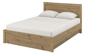 Postel 140x200 s úložným prostorem dub artisan Ayson