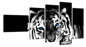 Obraz tygra s mládětem (110x60cm)