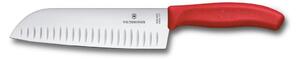 Victorinox - Kuchyňský nůž santoku SWISS CLASSIC 17 cm červená