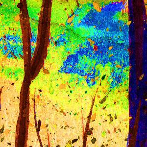 Malvis ® Tapeta Podzimní malba Vel. (šířka x výška): 144 x 105 cm