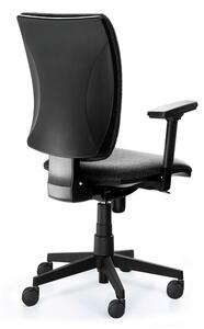 ALBA kancelářská židle ALBA Lara, černá, Mechanika: Synchronní, Hlavová opěrka: Ne, Bederní opěrka: Ne, Područky: P41, Kříž: Plastový černý, Materiál: Látka odolnost 60 000 cyklů