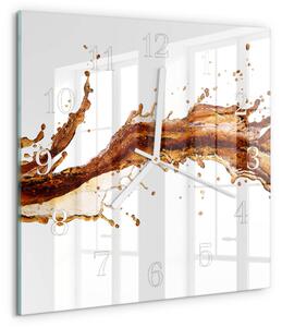 Skleněné hodiny Voda zskb-30x30-00080672