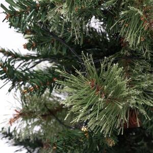 Tutumi - Umělý vánoční stromeček smrk LED 100cm 311425, světlá LED barva, CHR-06522