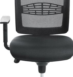 ALBA kancelářská židle KENT síť, černá, Mechanika: Synchronní, Hlavová opěrka: Ne, Bederní opěrka: Ano, Područky: P41, Kříž: Plastový černý, Materiál sedáku: Látka odolnost 60 000 cyklů