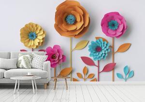 Malvis ® Tapeta 3D Květiny Vel. (šířka x výška): 288 x 200 cm
