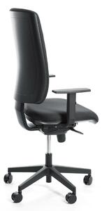 ALBA kancelářská židle KENT Šéf, nosnost 160 kg záruka 5 let, černá, Mechanika: Synchronní, Hlavová opěrka: Ne, Bederní opěrka: Ne, Područky: P41, Kříž: Plastový černý, kolečka