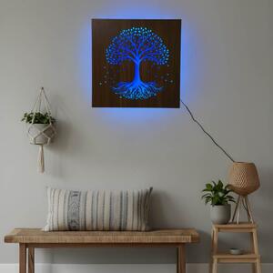 LED dřevěný obraz – Strom života | RGB podsvícená dekorace od SENTOP LED0562