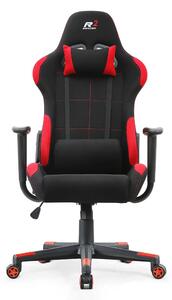 Herní židle k PC Sracer R2 s područkami nosnost 130 kg černá-červená