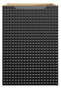 Comad Závěsná skříňka pod umyvadlo Luxor Black s deskou 70 cm černá/dub olejovaný