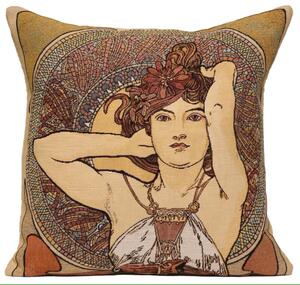 Gobelínový povlak na polštář Amethyst, Alfons Mucha 45x45 cm