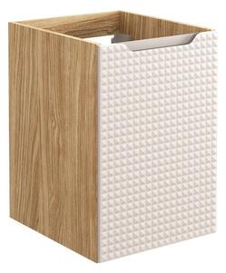 Comad Závěsná skříňka pod umyvadlo Luxor Beige s deskou 70 cm béžová/dub olejovaný