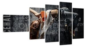 Street dance - obraz (110x60cm)