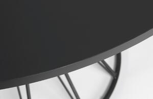 Černý lakovaný jídelní stůl Kave Home Niut 120 cm