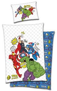 Bavlněné povlečení 140x200 + 70x90 cm - Avengers Comics team