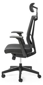 MULTISED kancelářská židle Friemd BZJ 363 nosnost 150 kg, posuv sedáku, černá