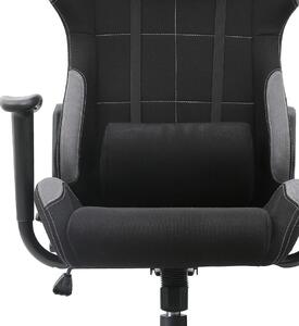 Herní židle k PC Sracer R2 s područkami nosnost 130 kg černá-šedá