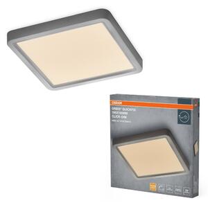 Stříbrný LED Panel ORBIS 195x195mm 16W Click Stmívatelný, Teplá Bílá