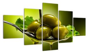 Obrazy do kuchyně - olivy (125x70cm)