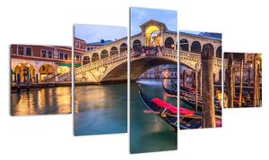 Obraz na stěnu - most v Benátkách (125x70cm)